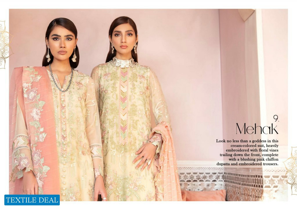 Afrozeh 9Ratan Luxury Chiffon Collection Wholesaler In India