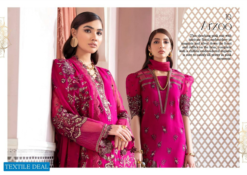 Afrozeh 9Ratan Luxury Chiffon Collection Wholesaler In India