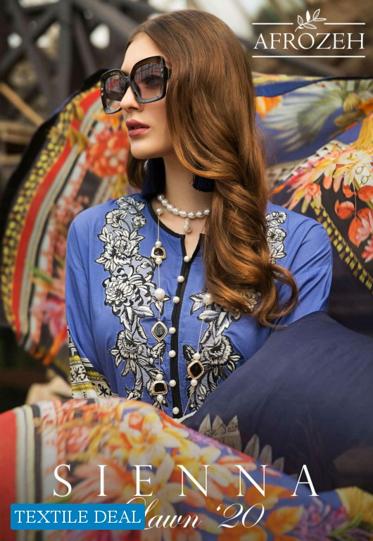 Afrozeh Sienna Lawn 20 Wholesale Original Pakistani Dress