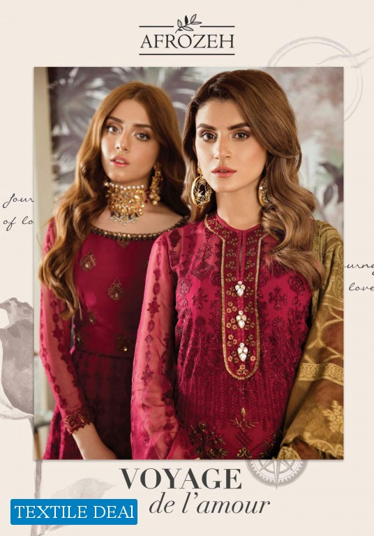 Afrozeh Voyage De Amour Wholesale Shopping original Pakistani Dresses