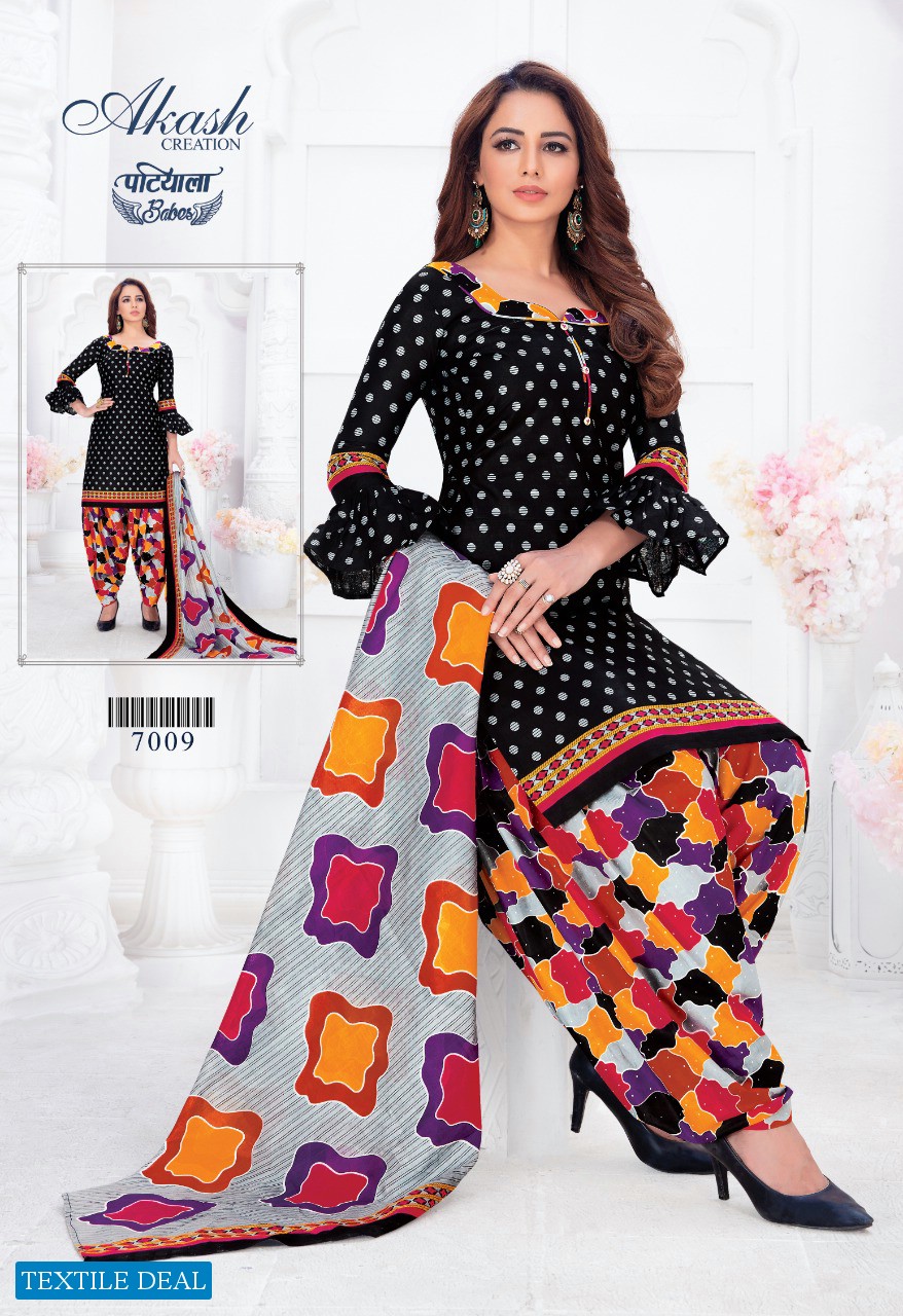 Akash Patiyala Babes Vol-7 Wholesale Shopping Printed Dress Material