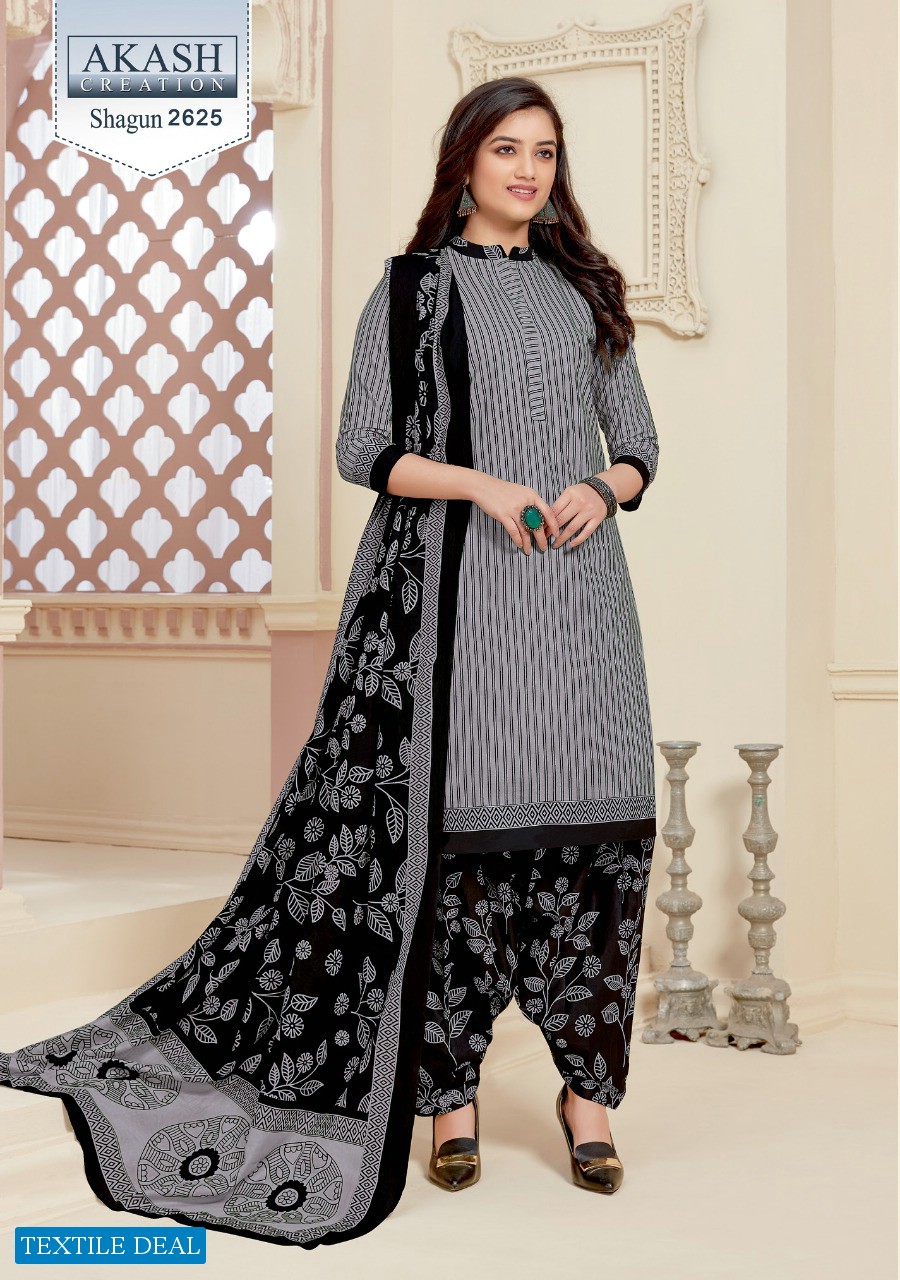 Akash Shagun Vol-26 Wholesale Cotton Printed Dress Material