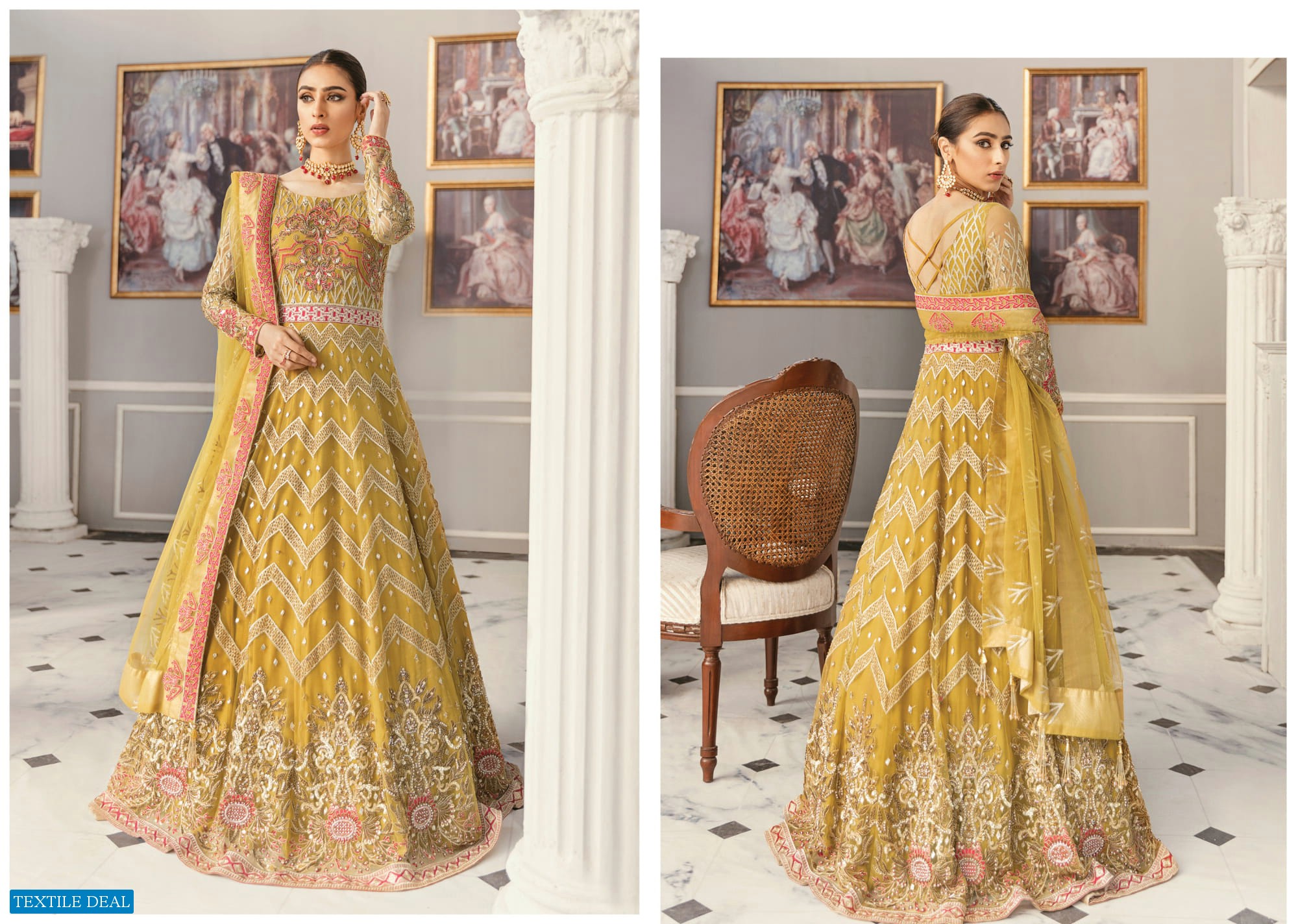 Akbar Aslam Libas-e-khas Wholesale Pakistani Dress Catalog