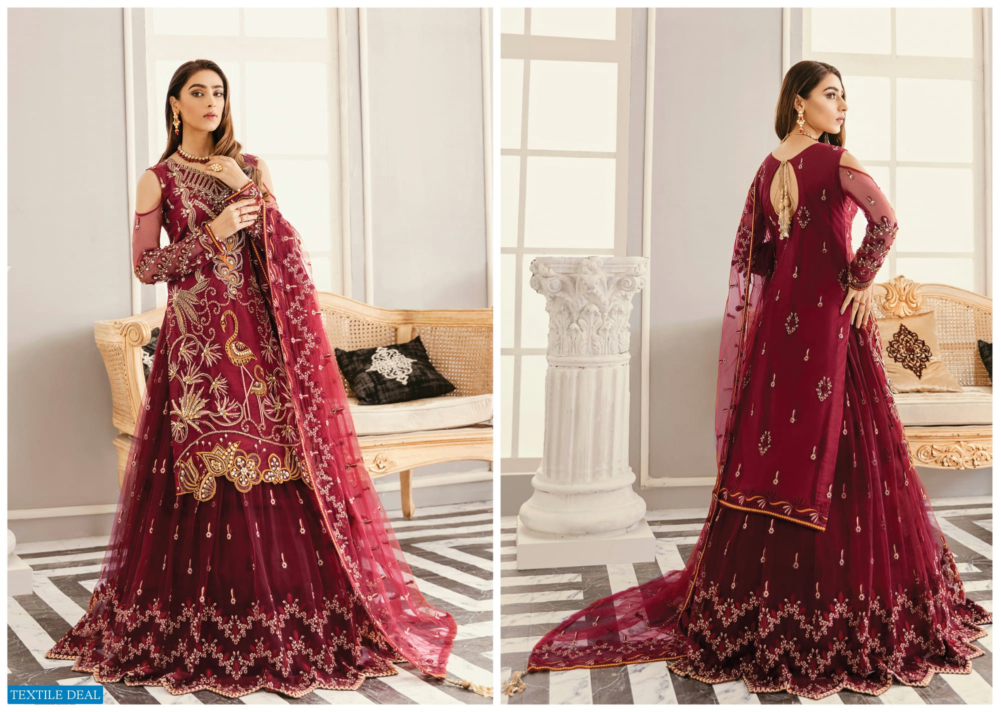 Akbar Aslam Libas-e-khas Wholesale Pakistani Dress Catalog