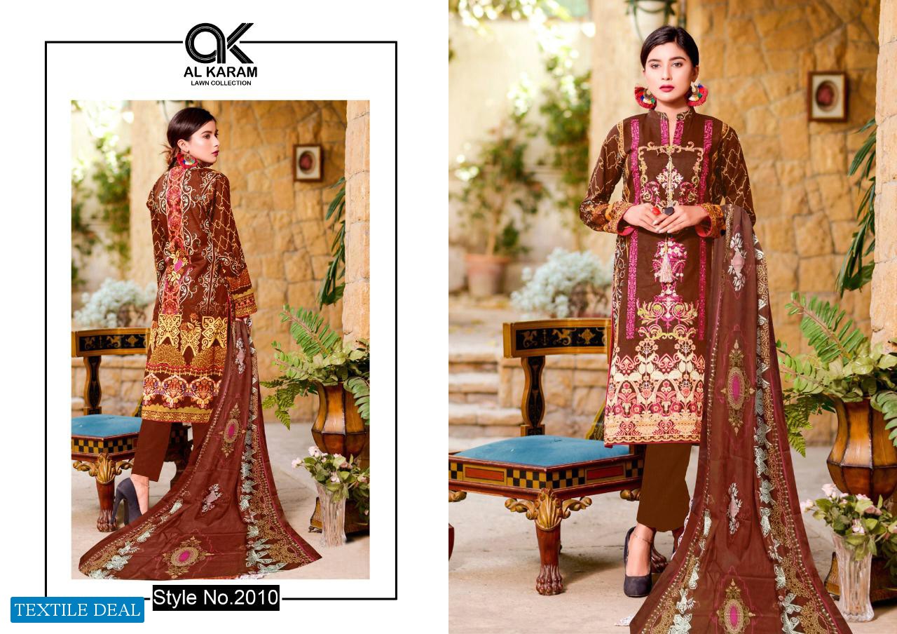 Al Karam Kesariya Vol-2 Wholesale Cambric print Dress Material