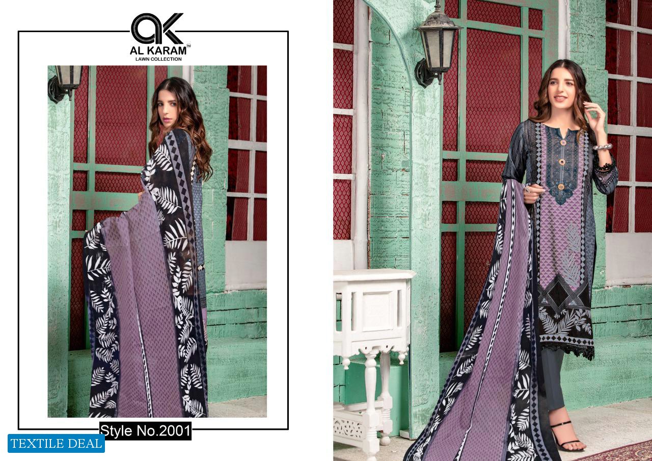 Al Karam Kesariya Vol-2 Wholesale Cambric print Dress Material