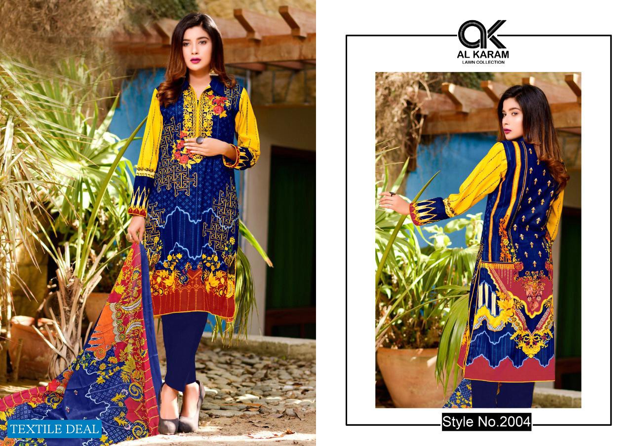 Al Karam Kesariya Vol-2 Wholesale Cambric print Dress Material