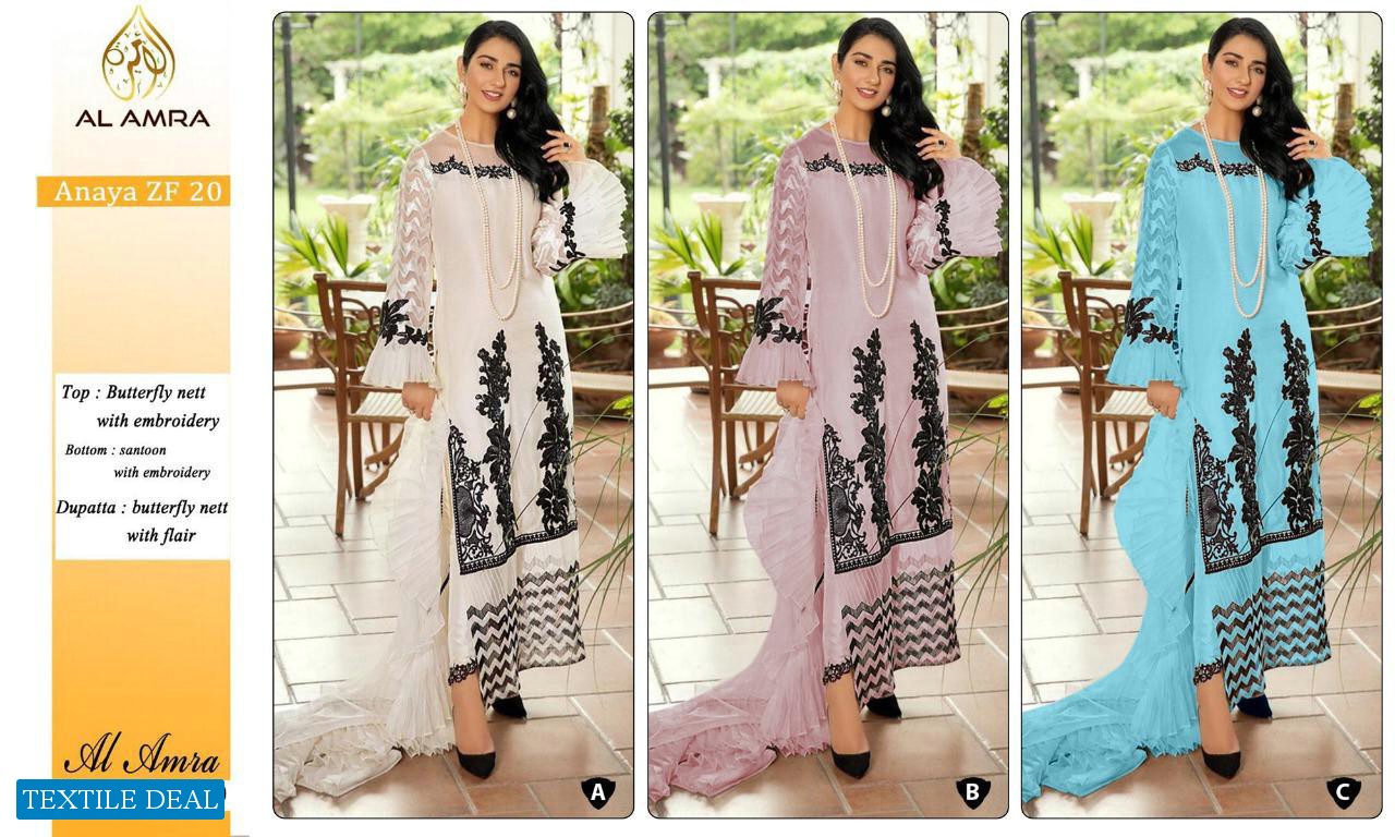 Al Mara Anaya ZF 20 Wholesale Pakistani Concept Salwar Kameez