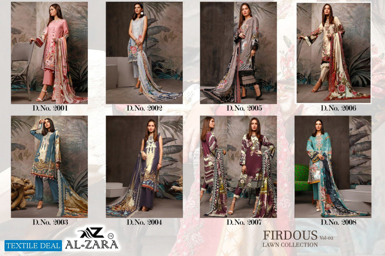 Al Zara Firdous Wholesale Cotton Printed Pakistani Concept Dress