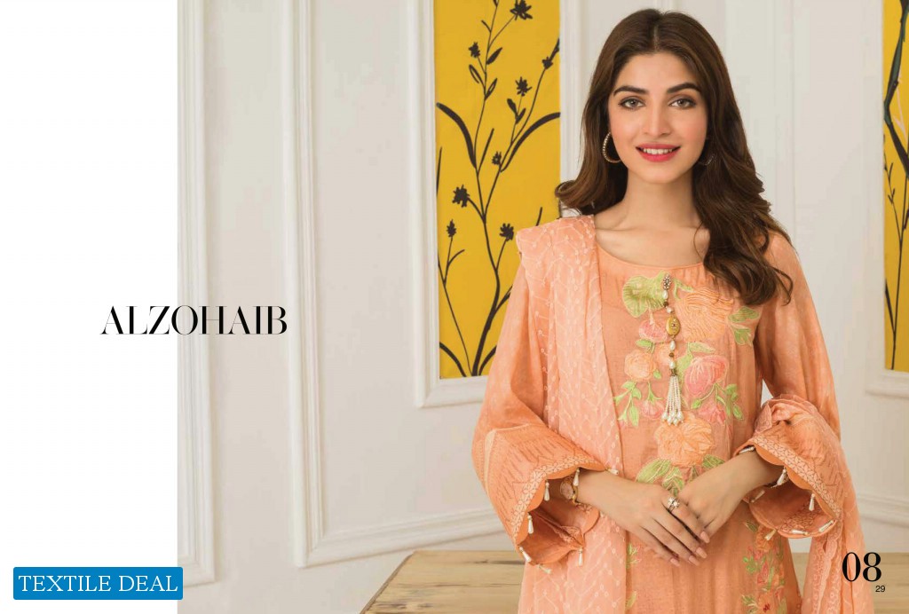Al Zohaib Mahnoor Embroidered Collection Pakistani Salwar kameez