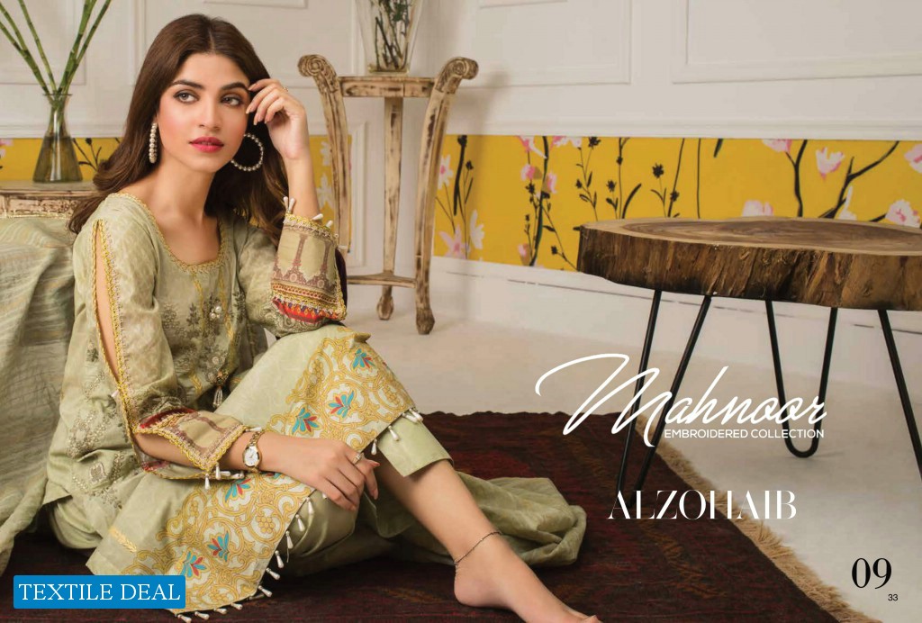 Al Zohaib Mahnoor Embroidered Collection Pakistani Salwar kameez