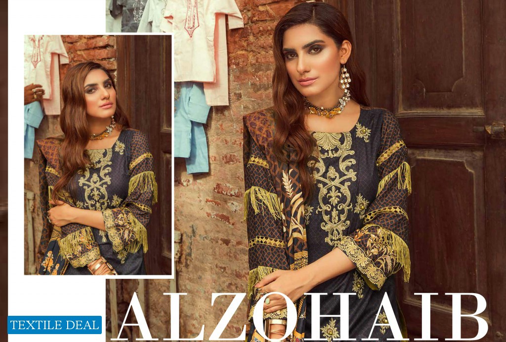 Al Zohaib Rung Embroidered Collection Wholesale Pakistani Collection