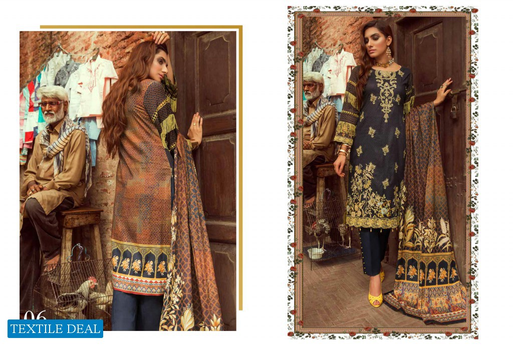 Al Zohaib Rung Embroidered Collection Wholesale Pakistani Collection