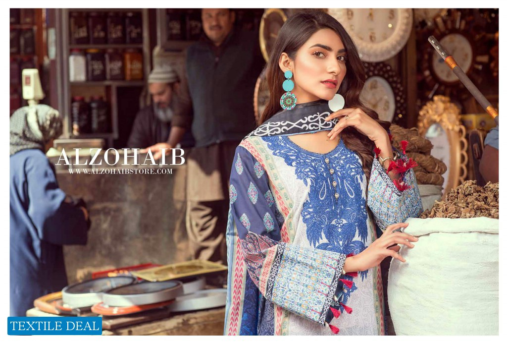 Al Zohaib Rung Embroidered Collection Wholesale Pakistani Collection