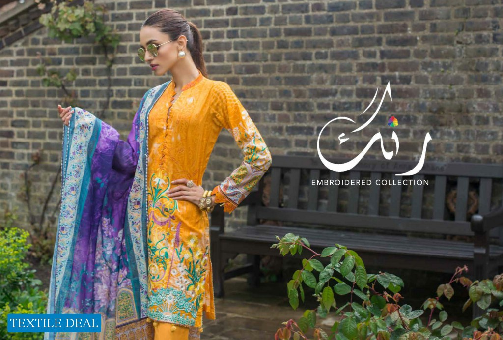 Al Zohaib Rung Embroidered Collection Wholesale Pakistani Collection