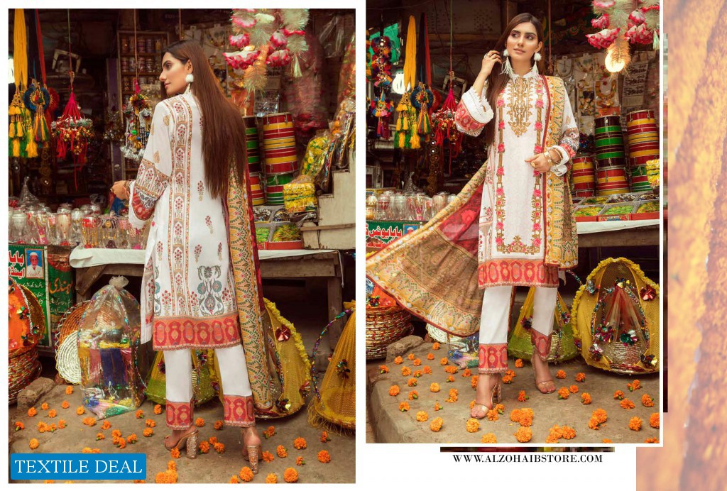 Al Zohaib Rung Embroidered Collection Wholesale Pakistani Collection