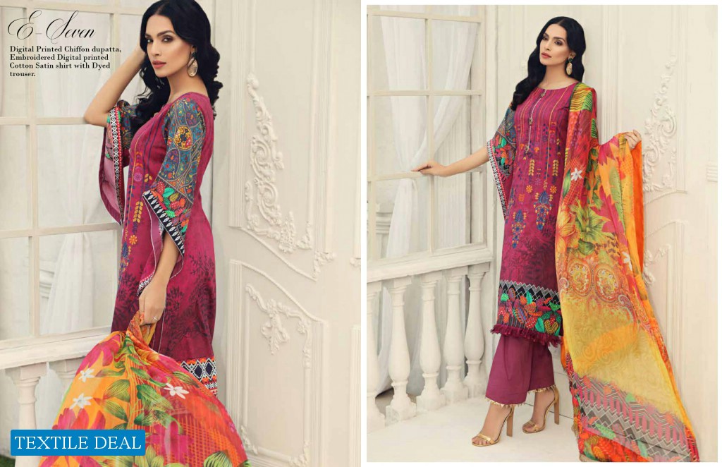 Al Zohaib Sunshine Bloom Wholesale Cotton Silk Pakistani Dress Material