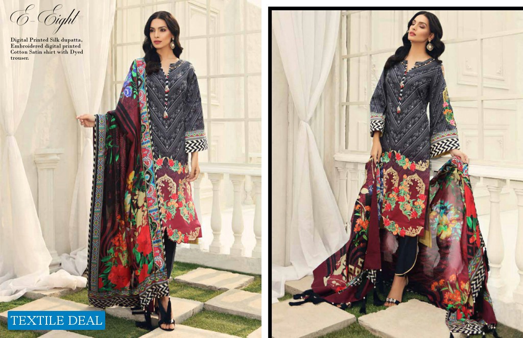 Al Zohaib Sunshine Bloom Wholesale Cotton Silk Pakistani Dress Material