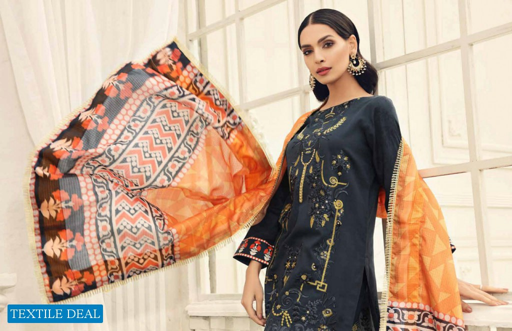 Al Zohaib Sunshine Bloom Wholesale Cotton Silk Pakistani Dress Material