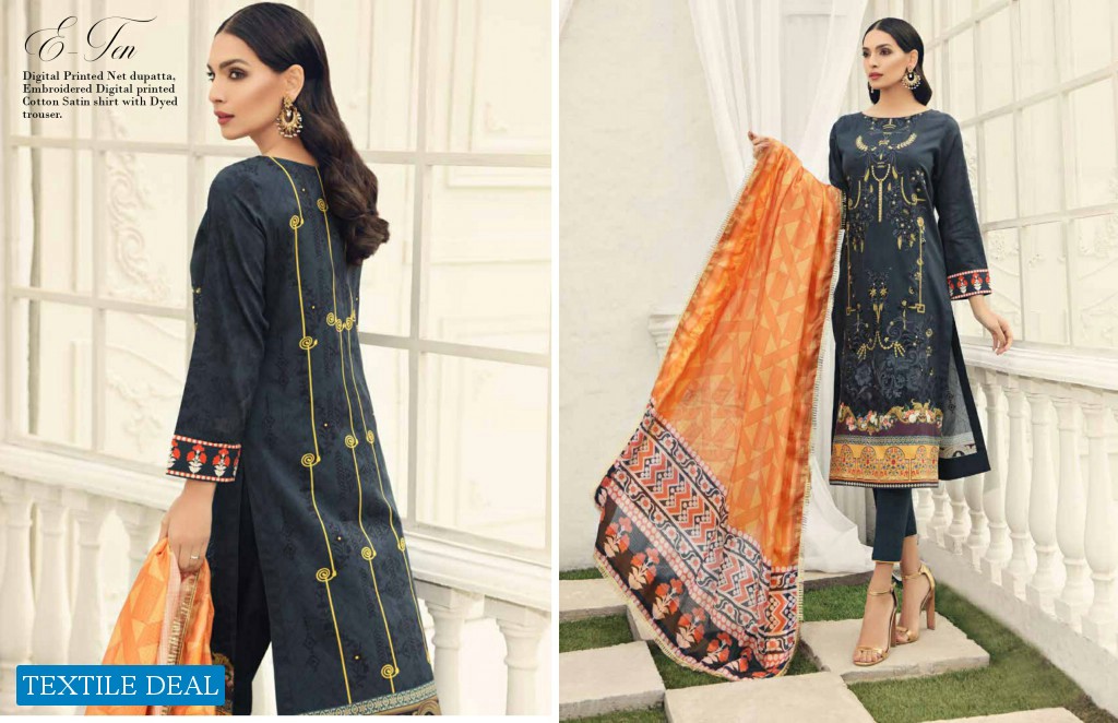 Al Zohaib Sunshine Bloom Wholesale Cotton Silk Pakistani Dress Material