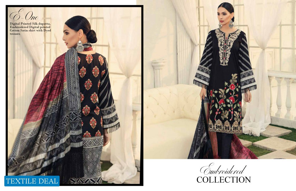 Al Zohaib Sunshine Bloom Wholesale Cotton Silk Pakistani Dress Material