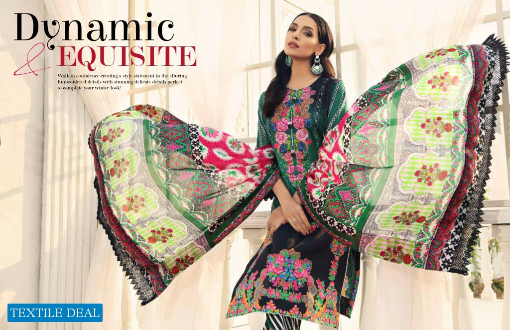 Al Zohaib Sunshine Bloom Wholesale Cotton Silk Pakistani Dress Material