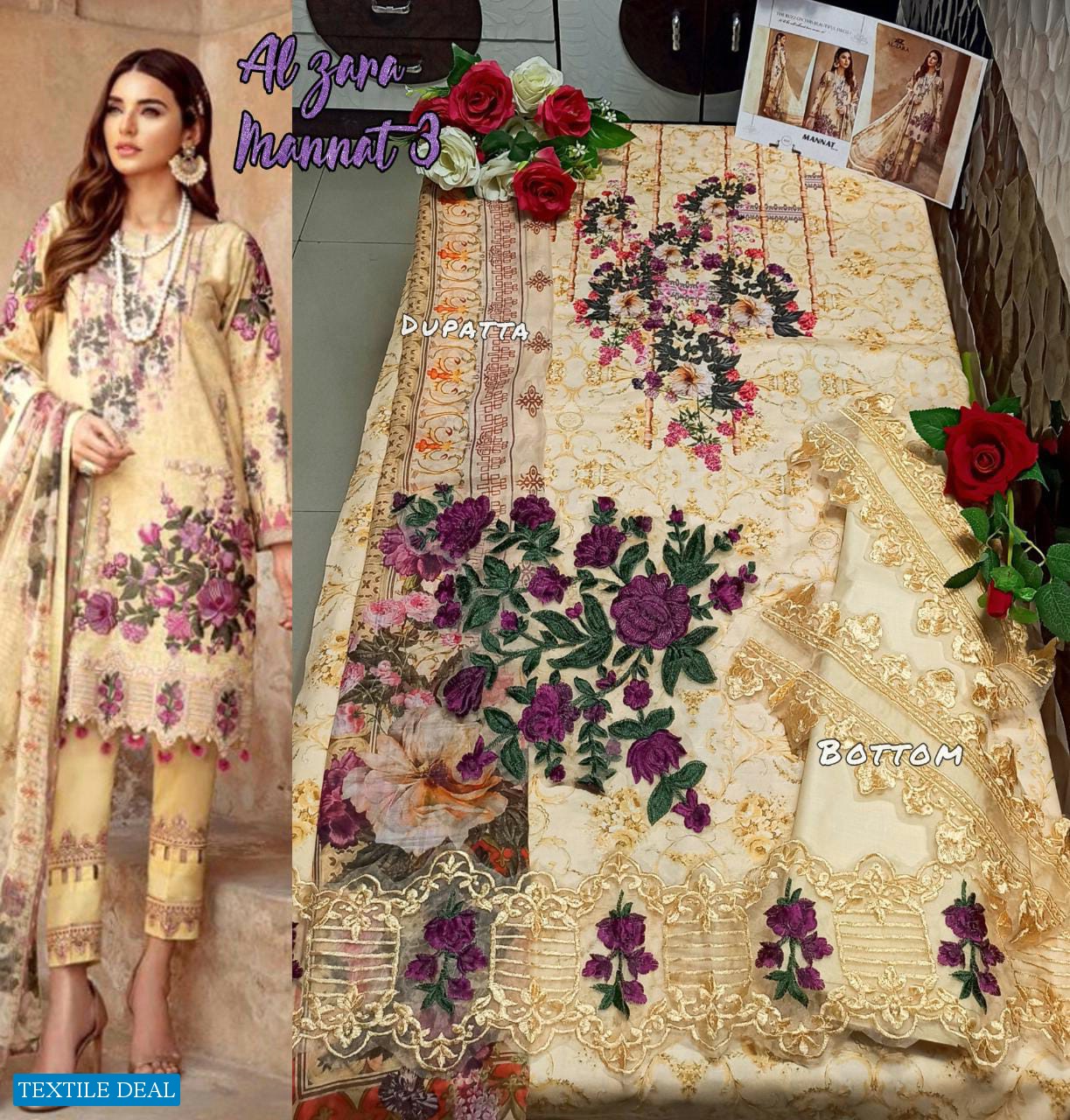 Al-zara Mannat Vol-4 Wholesale Pakistani Concept Dress