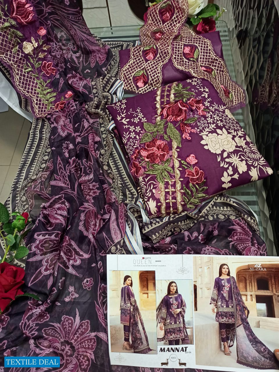 Al-zara Mannat Vol-4 Wholesale Pakistani Concept Dress