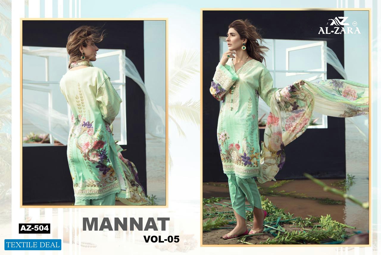 Al-zara Mannat Vol-5 Wholesale Pakistani Concept Dress