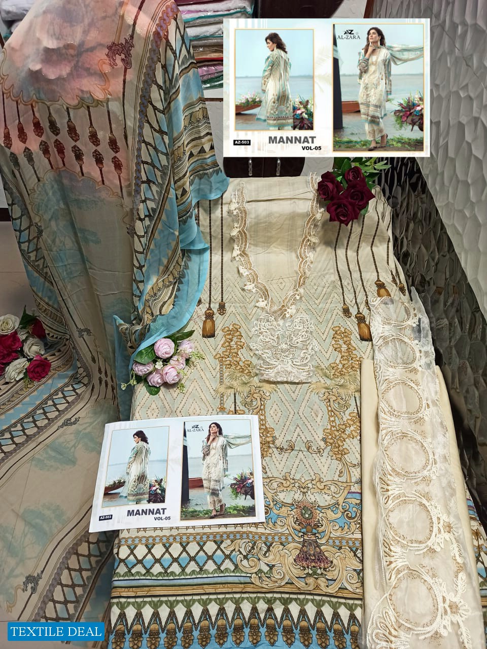 Al-zara Mannat Vol-5 Wholesale Pakistani Concept Dress