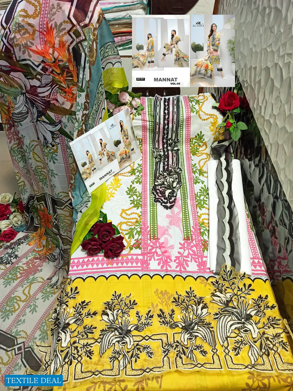 Al-zara Mannat Vol-5 Wholesale Pakistani Concept Dress