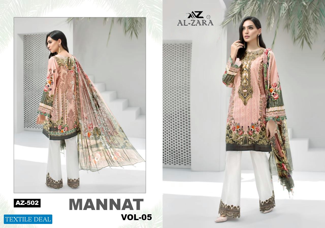 Al-zara Mannat Vol-5 Wholesale Pakistani Concept Dress