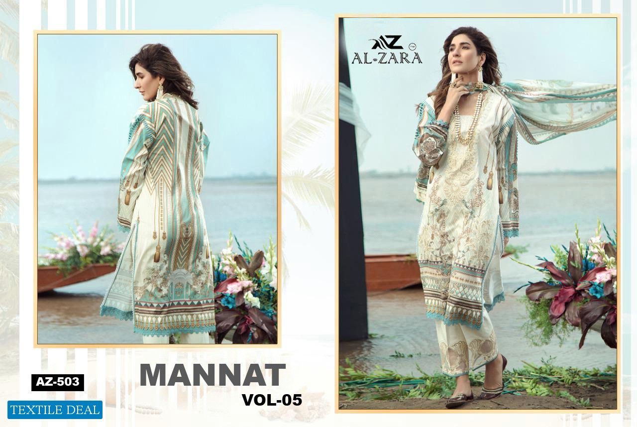 Al-zara Mannat Vol-5 Wholesale Pakistani Concept Dress