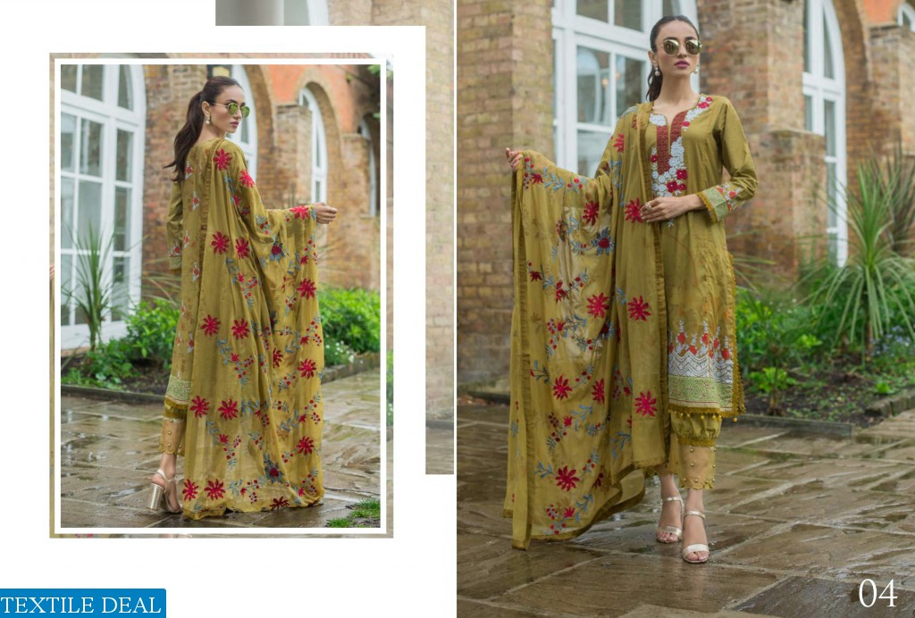 Al-zohaib Mahnoor Embroidered Lawn Collection 2019