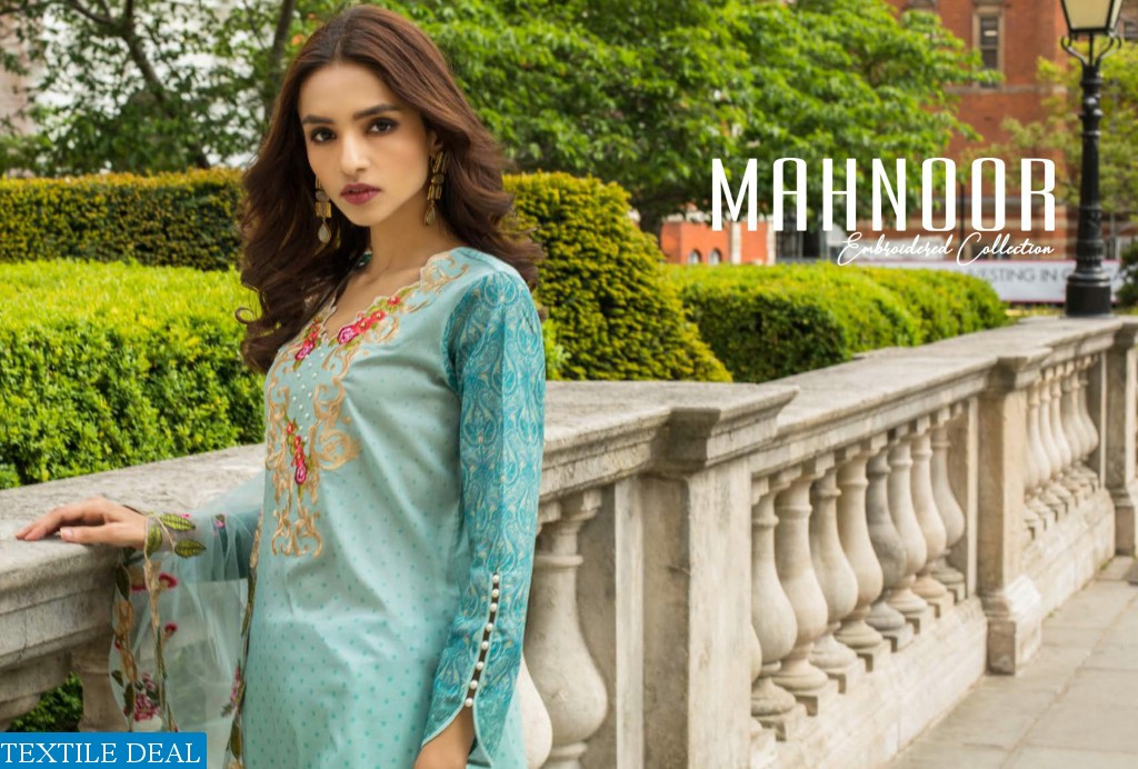 Al-zohaib Mahnoor Embroidered Lawn Collection 2019