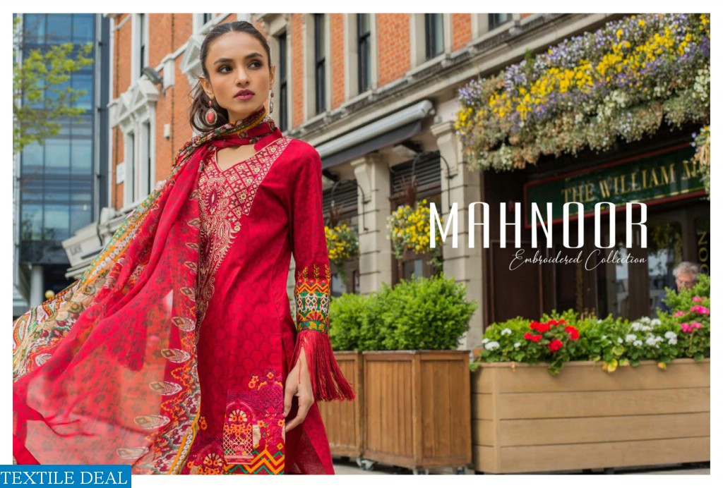 Al-zohaib Mahnoor Embroidered Lawn Collection 2019