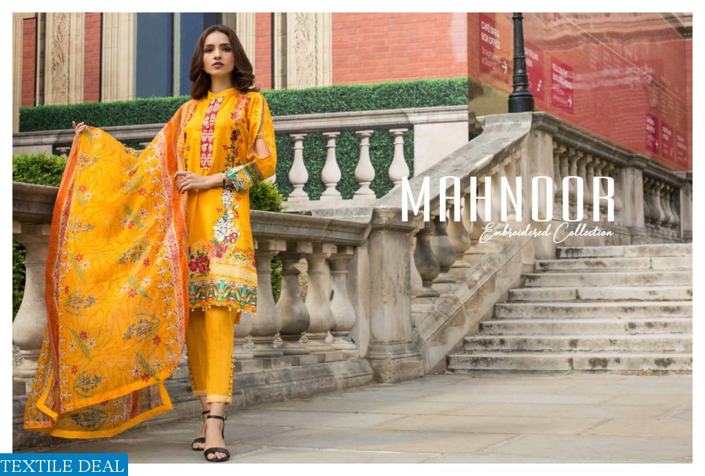 Al-zohaib Mahnoor Embroidered Lawn Collection 2019
