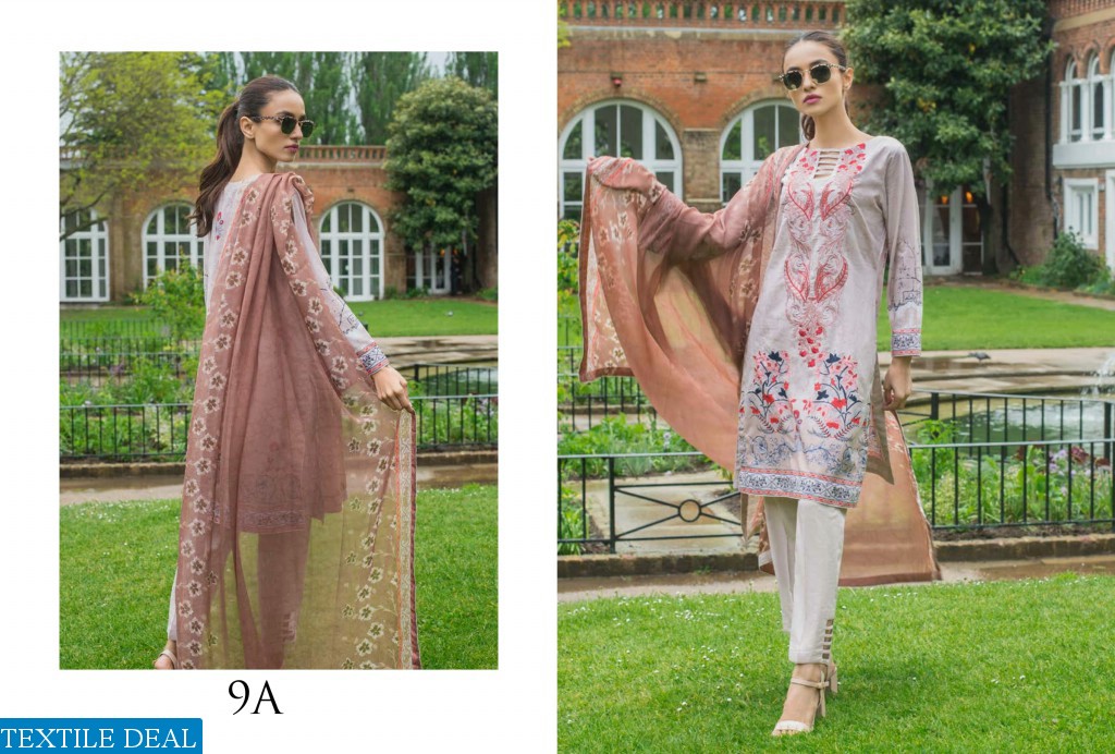 Al-zohaib Mahnoor Embroidered Lawn Collection 2019