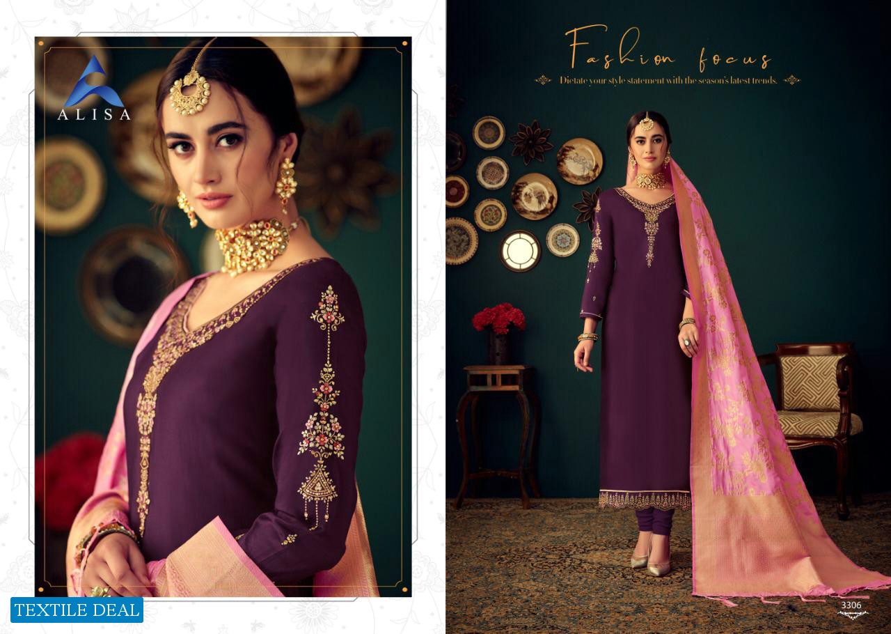 Alisa Gulbanaras Wholesale Shopping Straight Salwar Suits