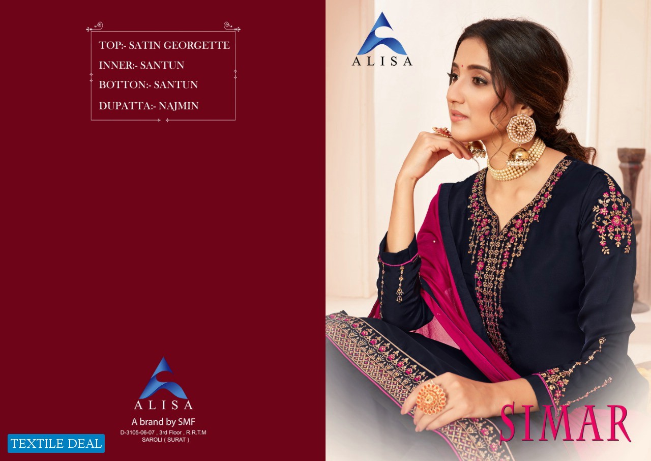 Alisa Simar Wholesale Shopping Straight Salwar Kameez