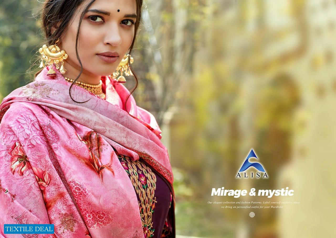 Alisa Suzen Wholesale Embroidered Straight Salwar Kameez