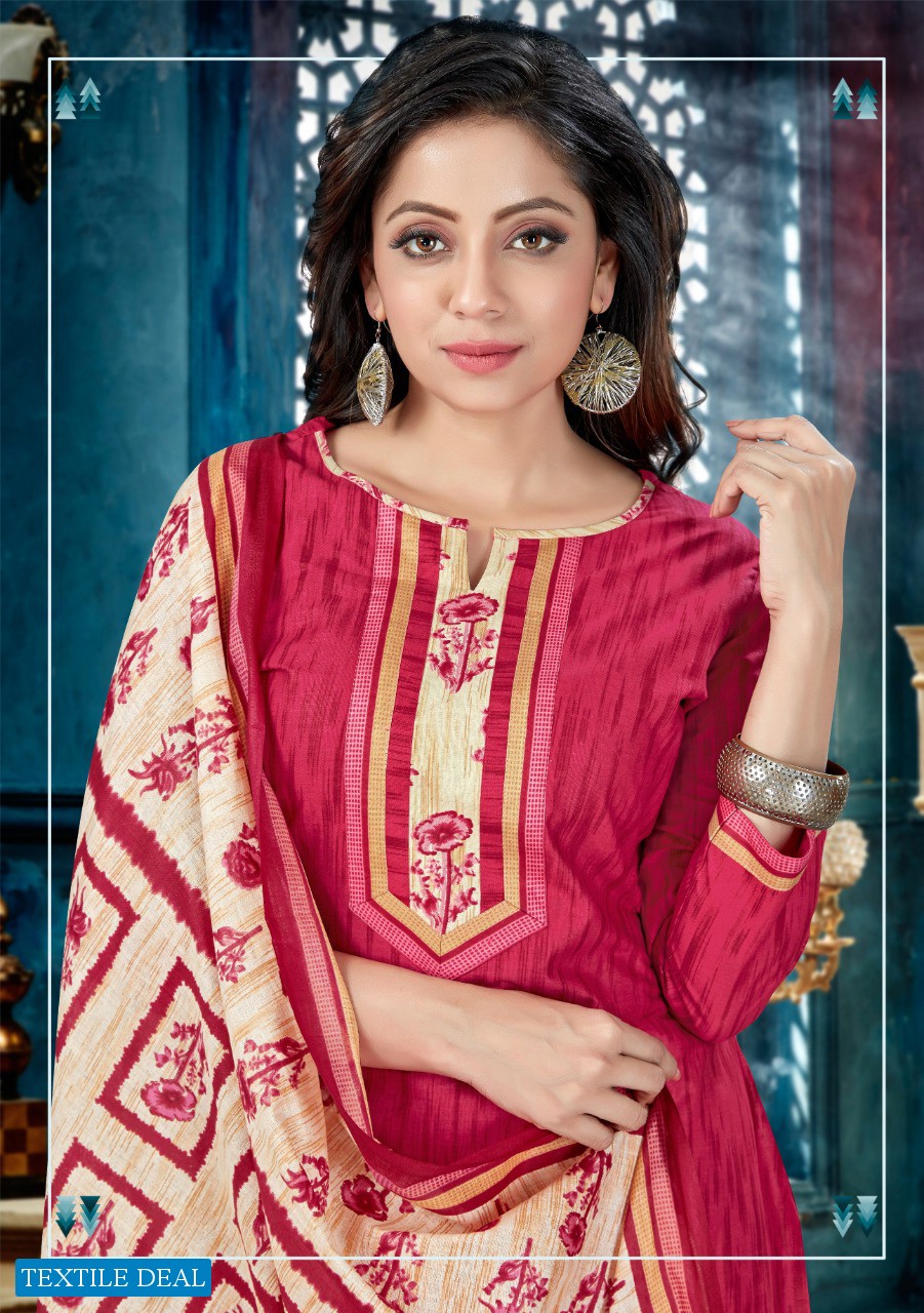 Alishka Kia Ready Made Printed Dress Material