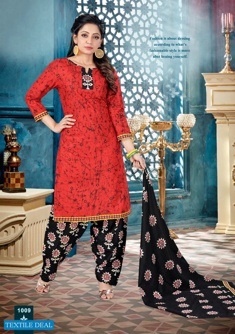 Alishka Kia Ready Made Printed Dress Material