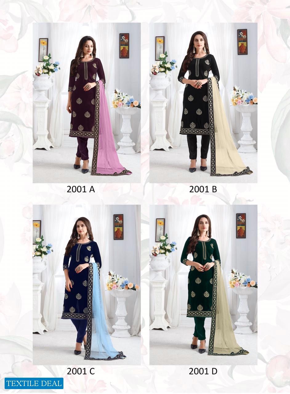 Alizeh Zaida Vol-1 Wholesale Straight Long Salwar Suits