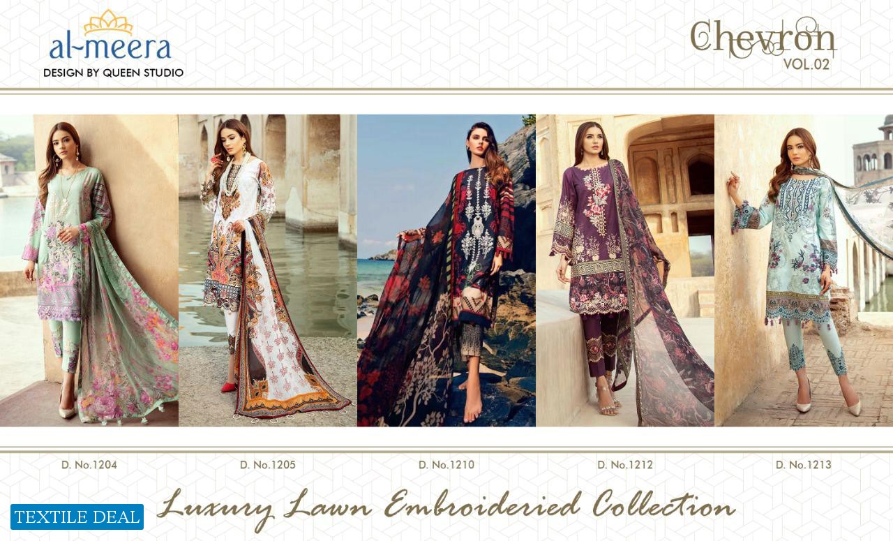 Almeera Chevron Vol-2 Wholesale Digital Printed Pakistani Dress