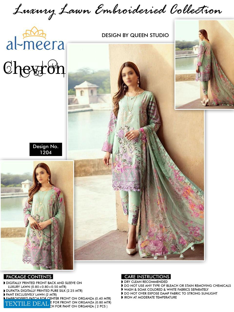 Almeera Chevron Vol-2 Wholesale Digital Printed Pakistani Dress