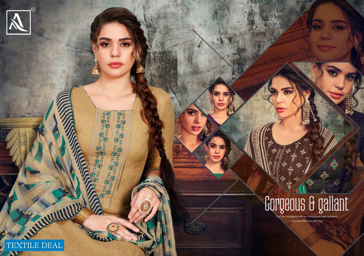 Alok Nusrat-E-Patiyala Wholesale Dress Material
