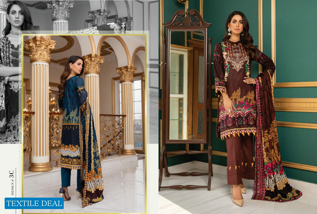 Alzohaib Anum Lawn Vol-1 2021 Wholesale Lawn Printed Pakistani Dress