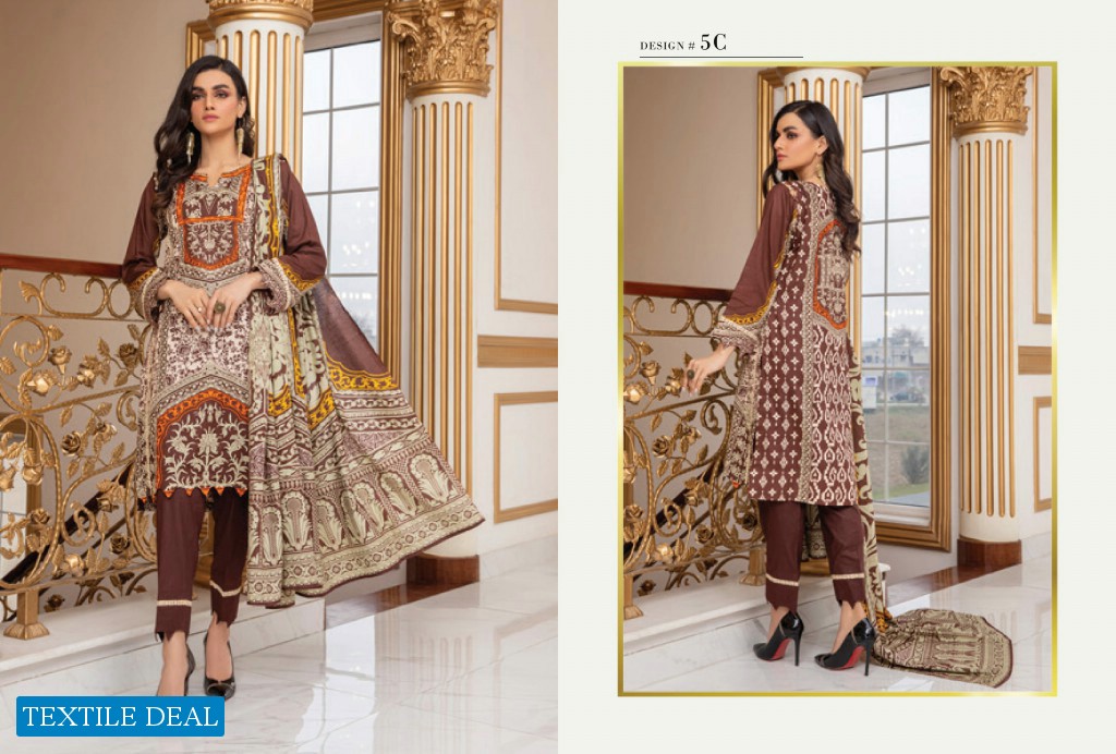 Alzohaib Anum Lawn Vol-1 2021 Wholesale Lawn Printed Pakistani Dress