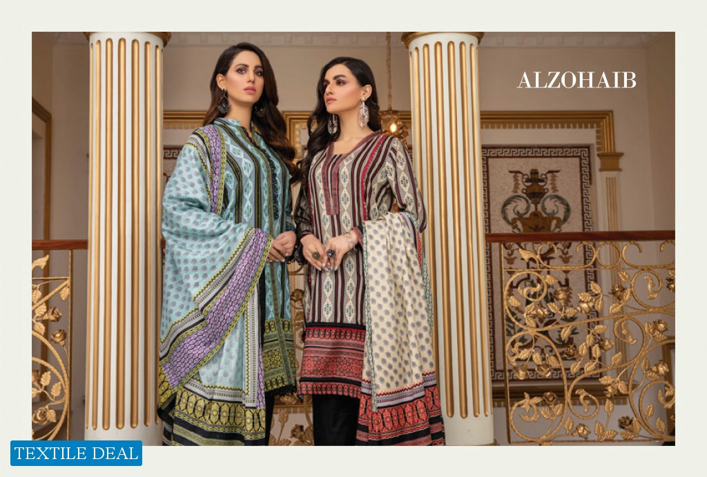 Alzohaib Anum Lawn Vol-1 2021 Wholesale Lawn Printed Pakistani Dress